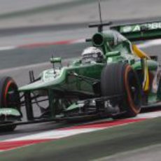 Giedo van der Garde en el último sector