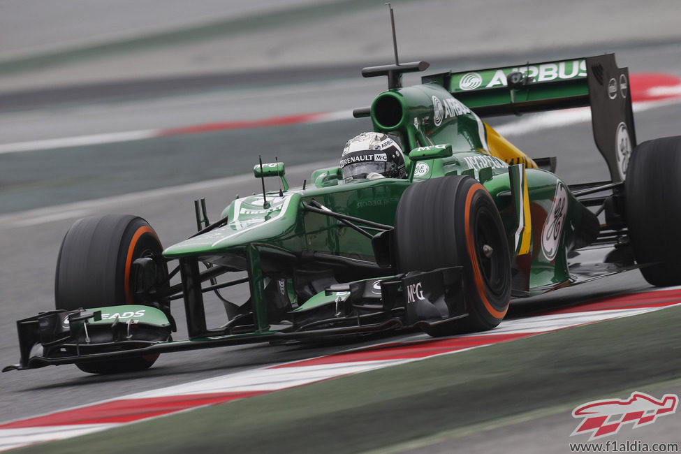 Giedo van der Garde en el último sector