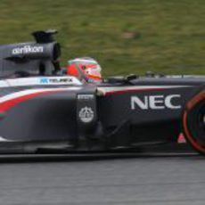 El alemán Nico Hülkenberg en pretemporada