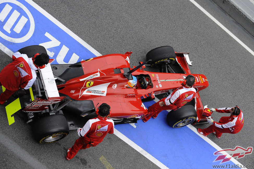 Fernando Alonso vuelve a boxes