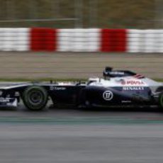 Valtteri Bottas en pista con el FW35