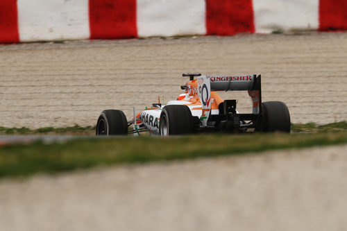 Jules Bianchi rodando para Force India