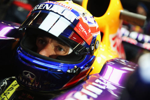 Primer plano de Mark Webber