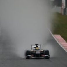 Esteban Gutiérrez con el Sauber C32