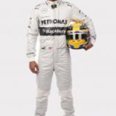 Lewis Hamilton, piloto oficial de Mercedes