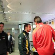 James Allison, Graeme Lowdon y Giedo van der Garde