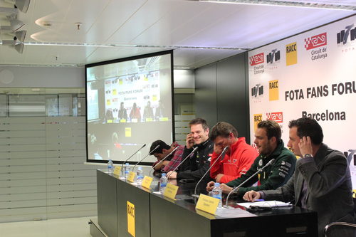 Jaime Alguersuari, James Allison, Graeme Lowdon, Giedo van der Garde y Francesc Latorre