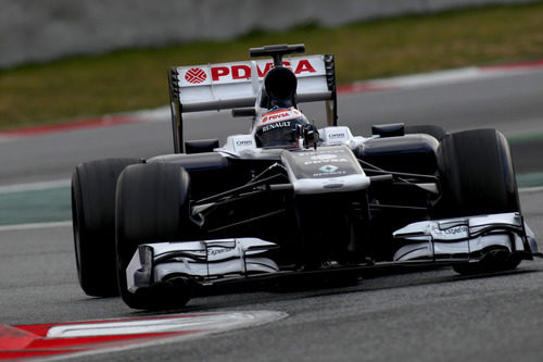 Valtteri Bottas en la chicane del Circuit de Catalunya