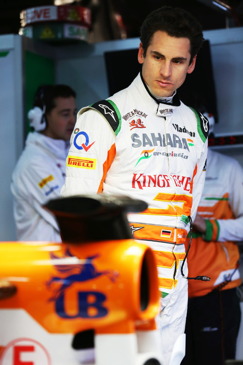 Adrian Sutil, sereno tras su confirmación como piloto titular