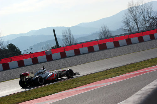 Sergio Pérez exprime al máximo el MP4-28