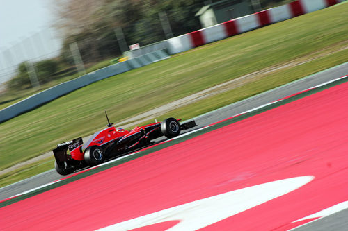 Jules Bianchi sigue ganando experiencia con el MR02