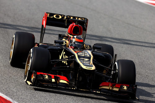 Kimi Räikkönen pilotó para Lotus en el último día de test