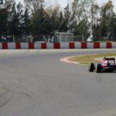 Mark Webber rodando en pretemporada