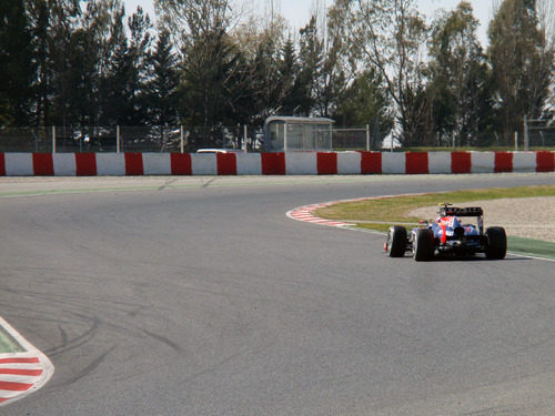 Mark Webber rodando en pretemporada