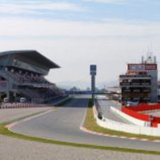 Recta de meta del Circuit de Catalunya