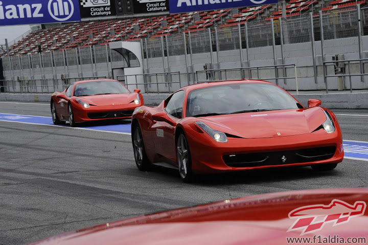 Los Ferrari 458 Italia invadieron el Circuit de Catalunya