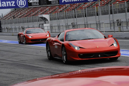 Los Ferrari 458 Italia invadieron el Circuit de Catalunya
