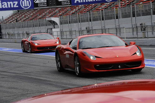 Los Ferrari 458 Italia invadieron el Circuit de Catalunya