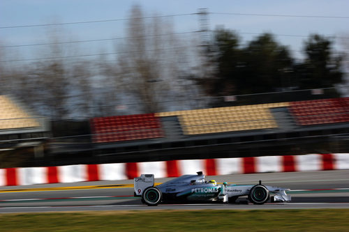 Nico Rosberg volvió a marcar el mejor tiempo en el último día de test