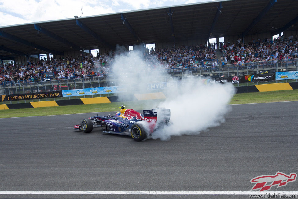 Donuts de Mark Webber en Sidney