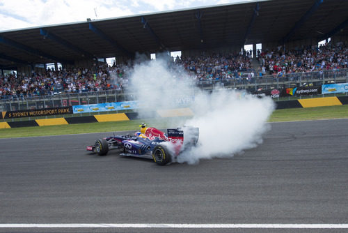 Donuts de Mark Webber en Sidney