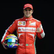 Felipe Massa hace un guiño a la cámara