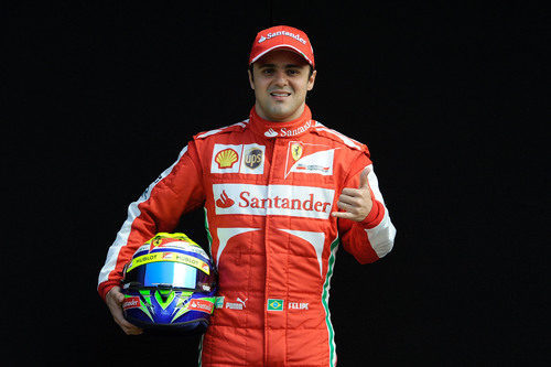 Felipe Massa hace un guiño a la cámara