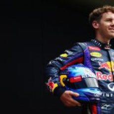 Sebastian Vettel posa en Albert Park