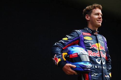 Sebastian Vettel posa en Albert Park