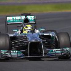 Nico Rosberg en los primeros libres