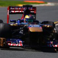 Jean-Eric Vergne tuvo poco ritmo con el STR8 en Melbourne