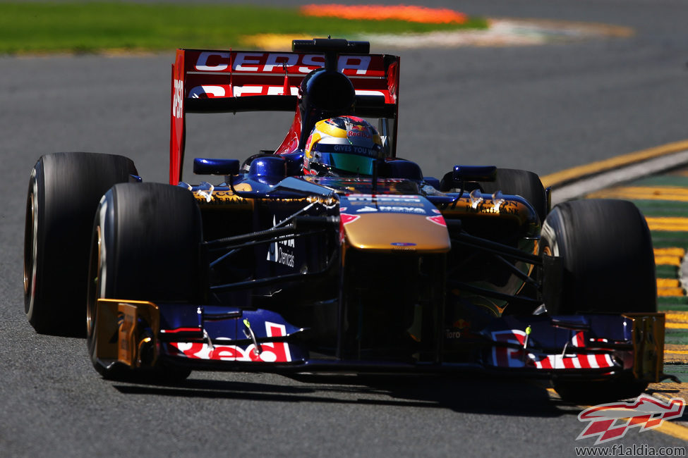 Jean-Eric Vergne tuvo poco ritmo con el STR8 en Melbourne