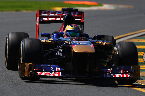 Jean-Eric Vergne tuvo poco ritmo con el STR8 en Melbourne