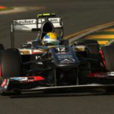 Esteban Gutiérrez con el Sauber C32