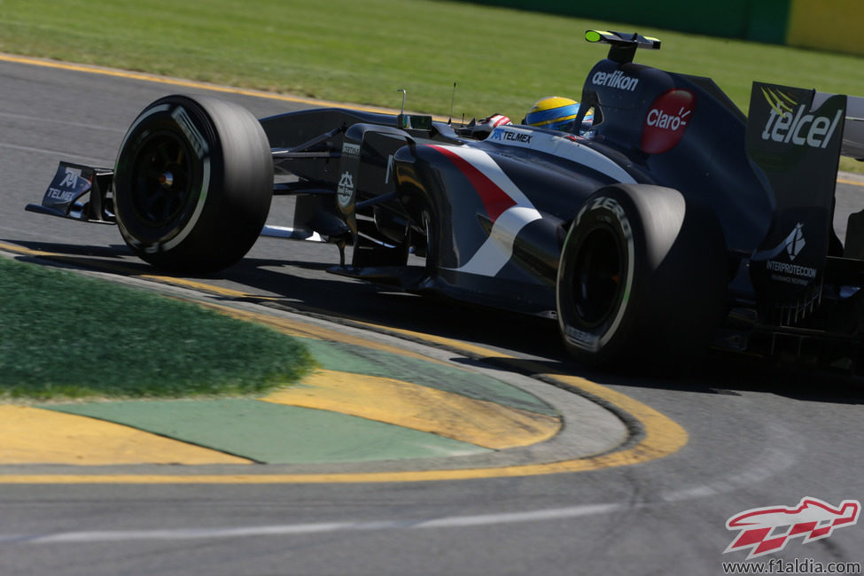 Esteban Gutiérrez, de estreno con Sauber