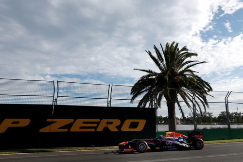 Sebastian Vettel rodando en los libres
