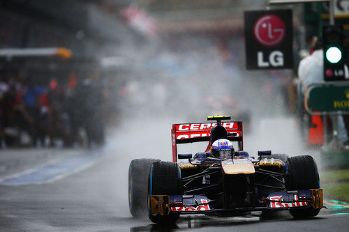 Jean-Eric Vergne rueda en el Gran Premio de Australia