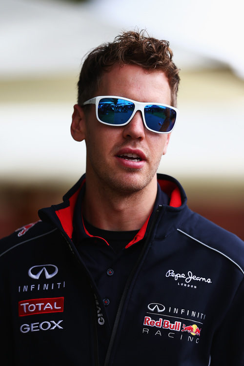 Sebastian Vettel preparado para el sol