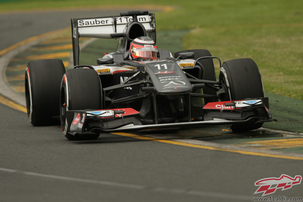 Nico Hülkenberg disputa los Libres 3 del GP de Australia 2013
