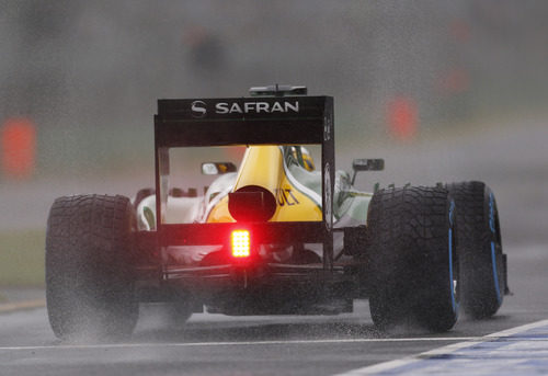 Charles Pic rueda con el Caterham CT03 en Australia