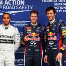 Vettel, Webber y Hamilton, los más rápidos en la primera Q3 del año