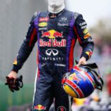 Mark Webber terminó segundo en la Q3 de su GP local