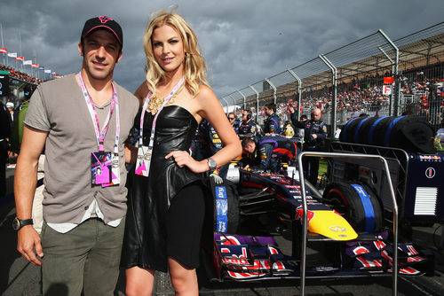 Alessandro Del Piero y la modelo Chelsea Scanlan