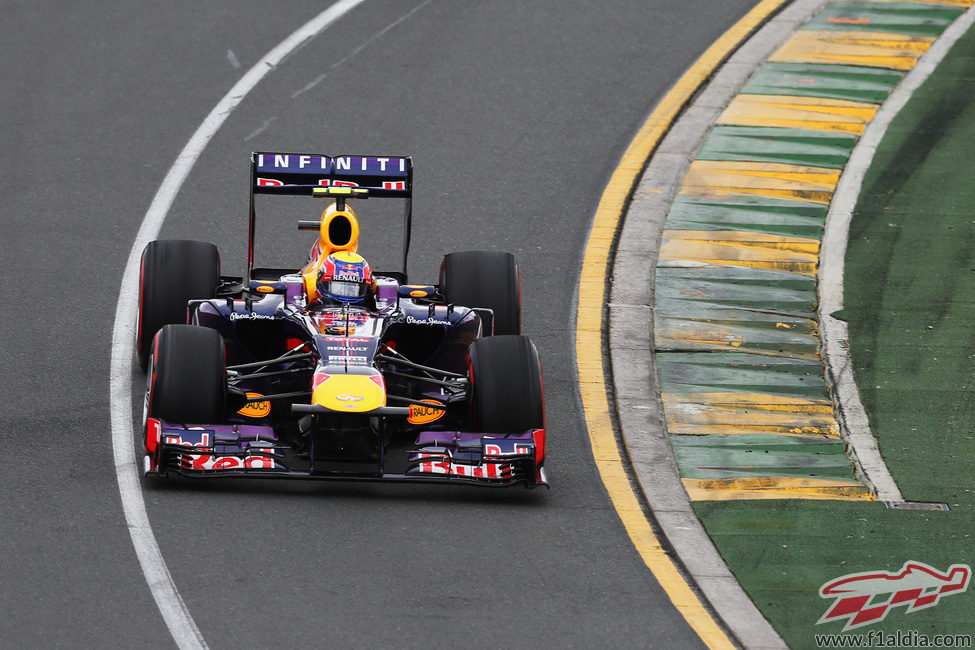 Mark Webber tuvo un ritmo irregular en Australia