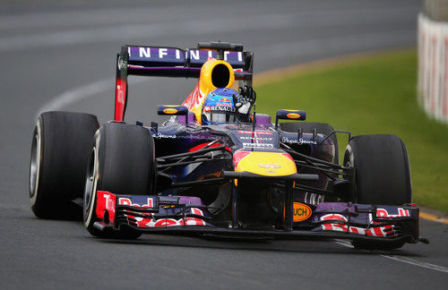 Sebastian Vettel terminó tercero el GP de Australia 2013