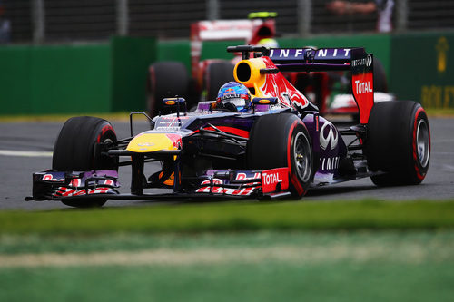 Sebastian Vettel logró terminar en el podio en Melbourne