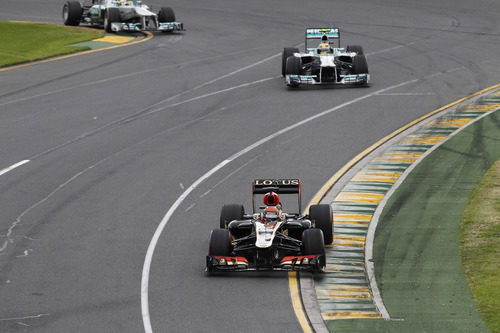 Kimi Räikkönen exprimió el ritmo del E21 en Melbourne