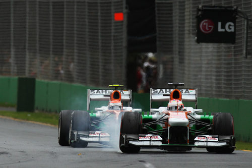 Los dos Force India terminaron en los puntos en Australia