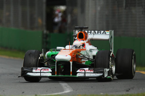 Paul di Resta acabó justo detrás de su compañero en Melbourne