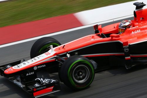 Jules Bianchi trata de sacar el máximo partido a su MR02